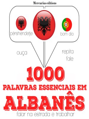 cover image of 1000 palavras essenciais em albanês